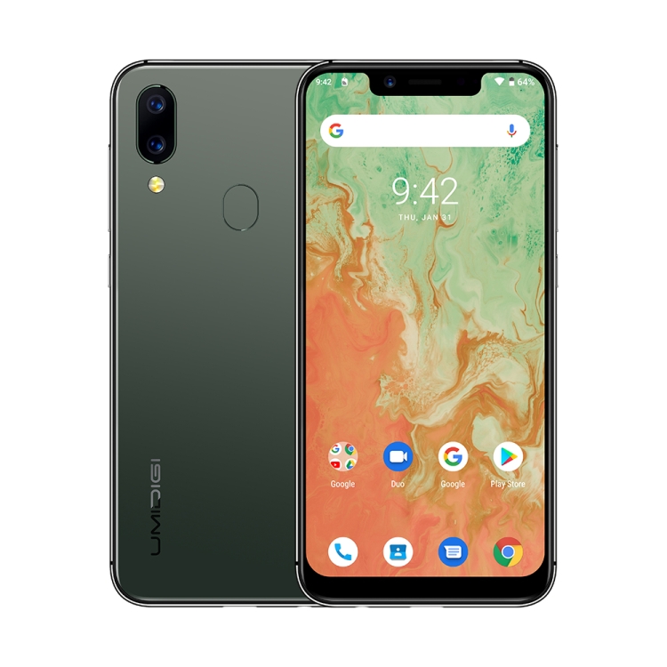 

[HK Stock] UMIDIGI A3X, 4G Dual SIM, 3GB+16GB, Dual Back Cameras, 3300mAh Battery, Face ID & Fingerprint Identification, 5.7 inch Android 10 Mediatek MT6761 up to 2.0GHz, Network: 4G, OTG(Dark Green)