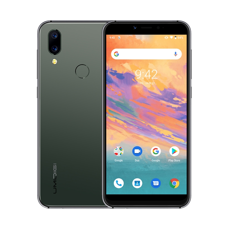 

[HK Stock] UMIDIGI A3S, 2GB+16GB, Dual Back Cameras, 3950mAh Battery, Face ID & Fingerprint Identification, 5.7 inch Android 10 Mediatek MT6761 up to 2.0GHz, Network: 4G, OTG(Dark Green)