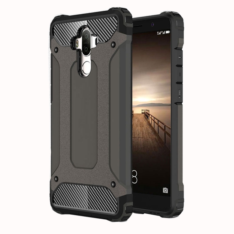 

For Huawei Mate 9 Rugged Armor TPU + PC Combination Case(Coffee)