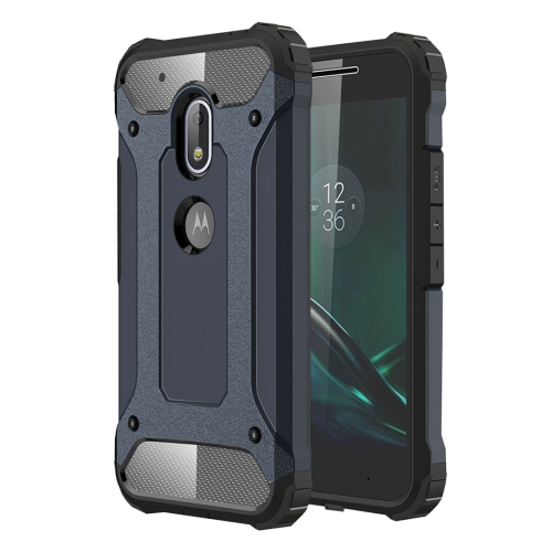 

For Motorola Moto G4 Play Tough Armor TPU + PC Combination Case(Navy Blue)(Dark Blue)