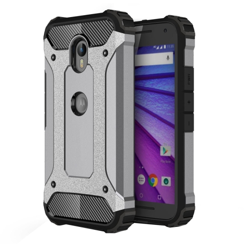 

For Motorola Moto G (3rd gen) Tough Armor TPU + PC Combination Case(Grey)