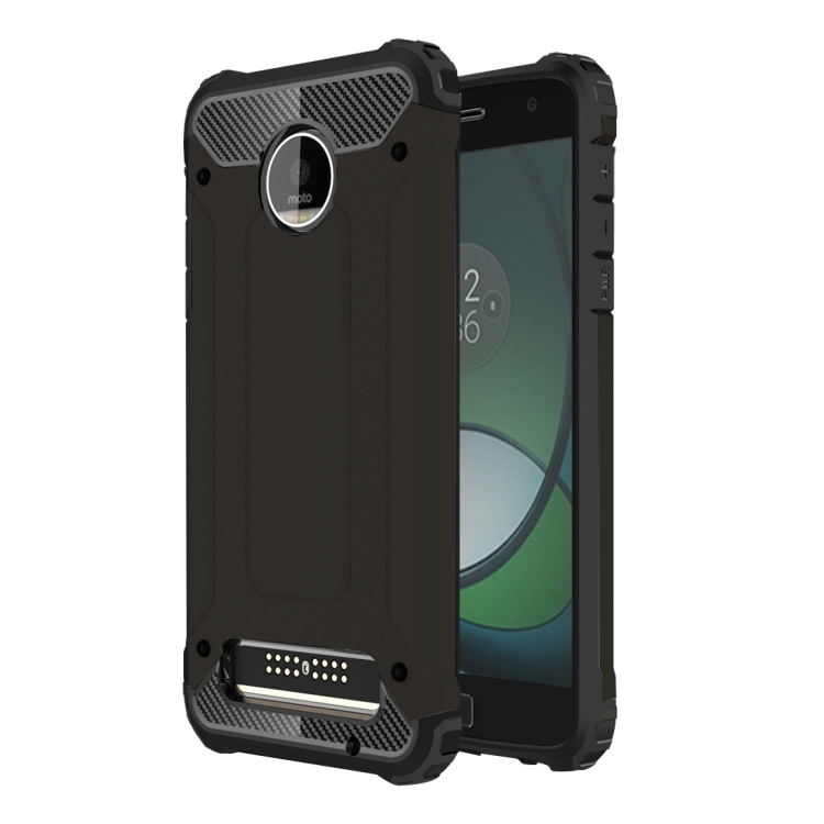 

For Motorola Moto Z Play Armor TPU + PC Combination Case(Black)