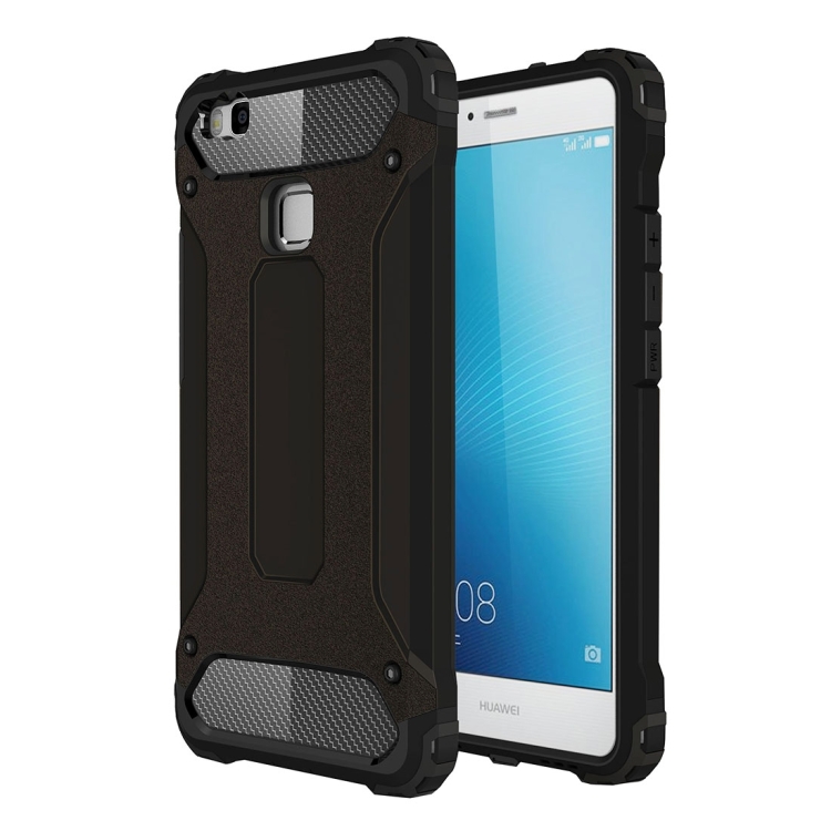 

For Huawei P9 Lite Tough Armor TPU + PC Combination Case(Black)