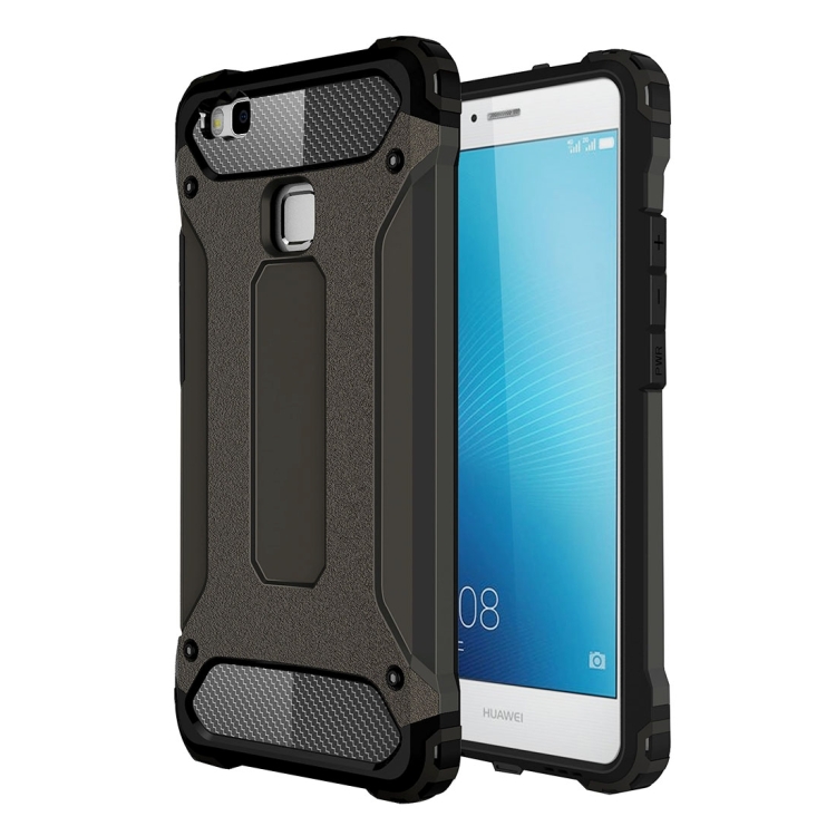 

For Huawei P9 Lite Tough Armor TPU + PC Combination Case(Coffee)