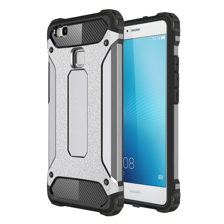 

For Huawei P9 Lite Tough Armor TPU + PC Combination Case(Grey)