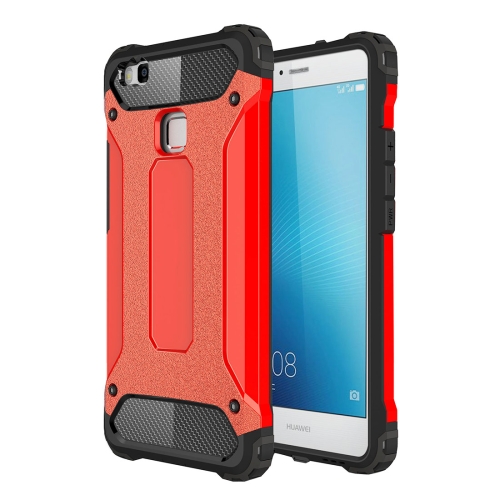 

For Huawei P9 Lite Tough Armor TPU + PC Combination Case(Red)