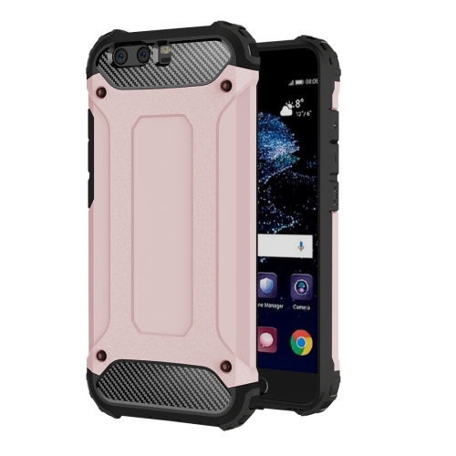 

For Huawei P10 Plus Tough Armor TPU + PC Combination Case(Rose Gold)