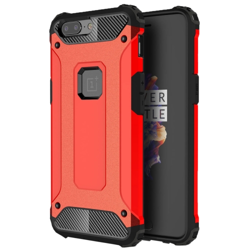 

For OnePlus 5 Magic Armor TPU + PC Combination Case(Red)