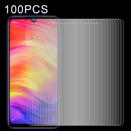 Screen Protector Film 100 PCS 0.26mm 9H 2.5D Tempered Glass Film for Xiaomi Mi Play Tempered Glass Film