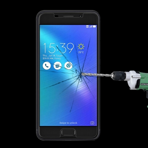 

For ASUS ZenFone 3s Max / ZC521TL 0.26mm 9H Surface Hardness Explosion-proof Non-full Screen Tempered Glass Screen Film
