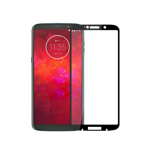 

MOFI 9H 2.5D Full ScreenTempered Glass Film for Motorola Moto Z3 & Moto Z3 Play (Black)