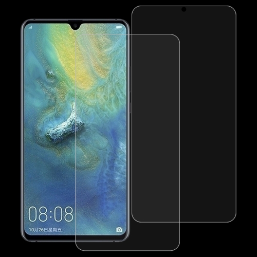 

2 PCS 0.26mm 9H 2.5D Transparent Tempered Glass Film for Huawei Mate 20 X