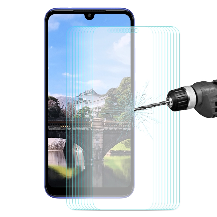 

10 PCS ENKAY Hat-Prince 0.26mm 9H 2.5D Curved Edge Tempered Glass Film for Xiaomi Redmi 7