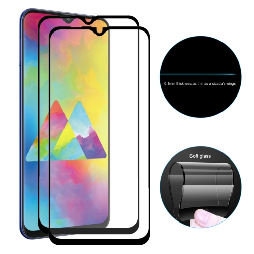 

2 PCS ENKAY Hat-Prince 0.1mm Full Screen Cover Flexible Glass Tempered Protective Film for Galaxy M20