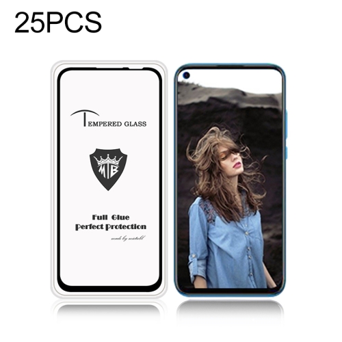 

25 PCS MIETUBL Full Screen Full Glue Anti-fingerprint Tempered Glass Film for Huawei P20 Lite (2019) (Black)