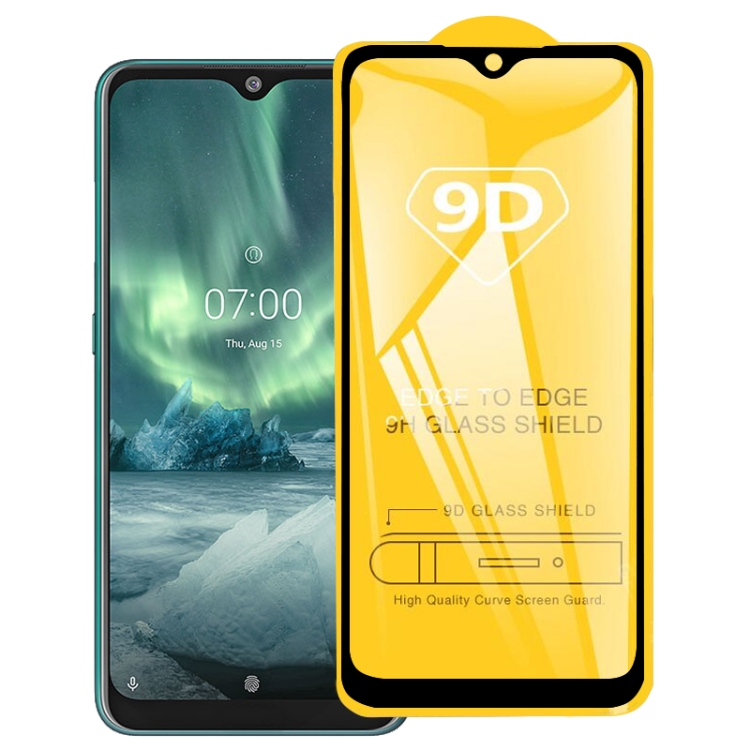 Pegamento 9D Completo Protector de Pantalla de Vidrio Templado Para Nokia 5.1