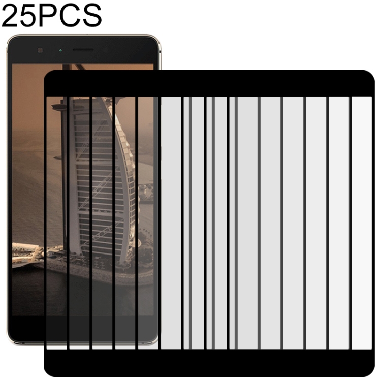 

For Tecno Phantom 6 25 PCS Full Glue Full Screen Tempered Glass Film