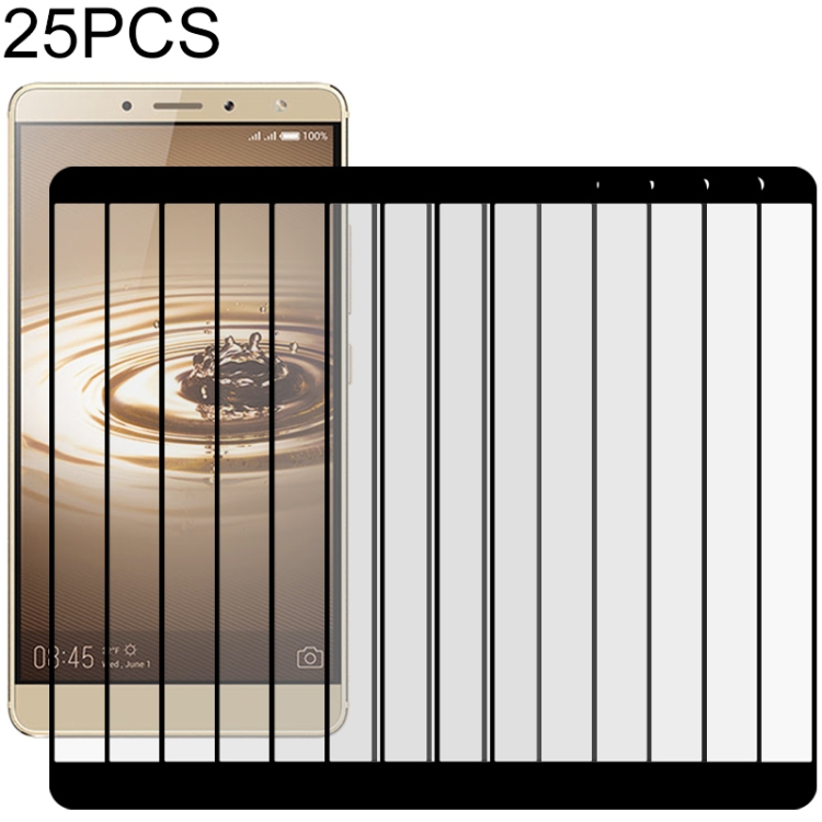 

For Tecno Phantom 6 Plus 25 PCS ull Glue Full Screen Tempered Glass Film