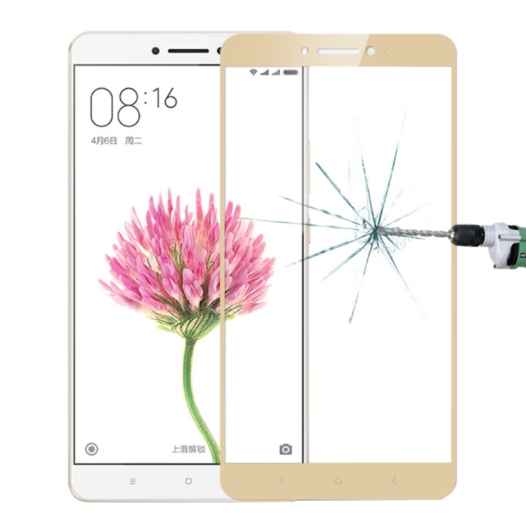 

MOFI Xiaomi Mi Max 0.3mm 9H Hardness 2.5D Explosion-proof Full Screen Tempered Glass Screen Film(Gold)