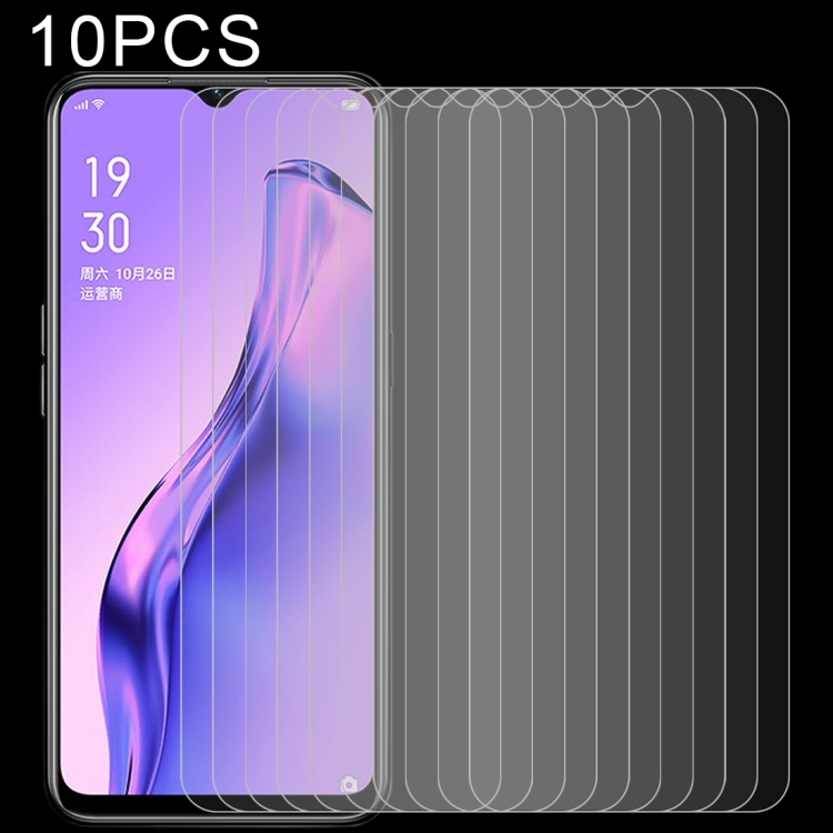 

For OPPO A31 (2020) 10 PCS 0.26mm 9H 2.5D Tempered Glass Film