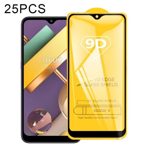 

For LG K22 25 PCS 9D Full Glue Full Screen Tempered Glass Film