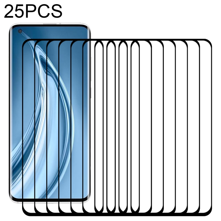 

For Xiaomi Mi 10S 5G 25 PCS 3D Curved Edge Full Screen Tempered Glass Film