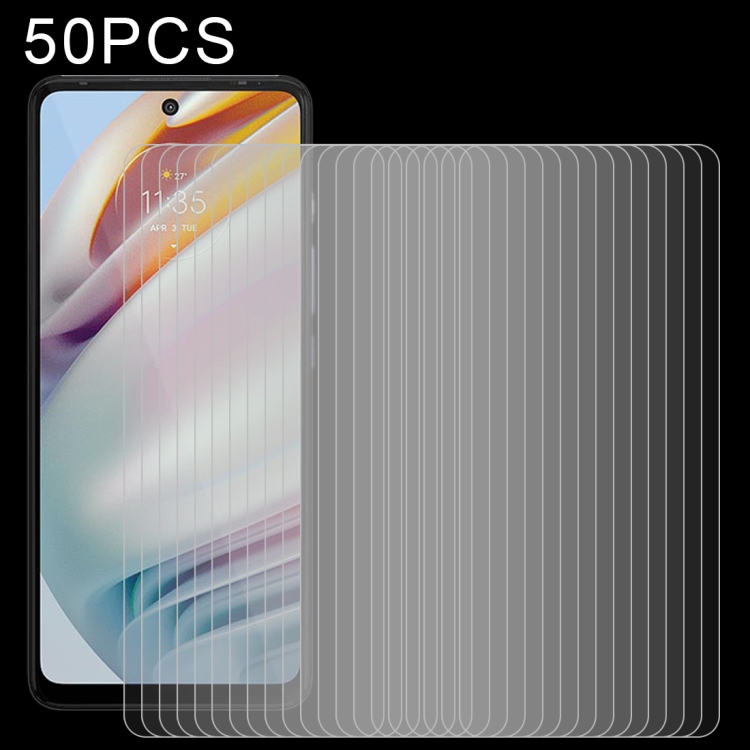 

For Motorola Moto G60 50 PCS 0.26mm 9H 2.5D Tempered Glass Film