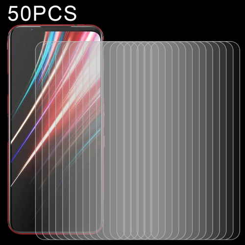 

For ZTE nubia Red Magic 5G 50 PCS 0.26mm 9H 2.5D Tempered Glass Film