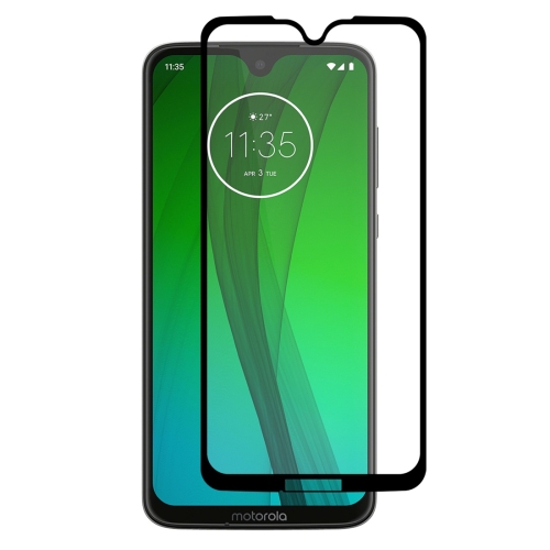 

ENKAY Hat-prince Full Glue 0.26mm 9H 2.5D Tempered Glass Film for Motorola Moto G7 Plus (Black)