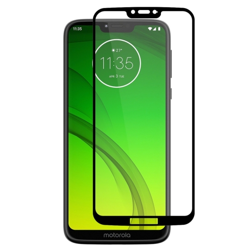 

ENKAY Hat-prince Full Glue 0.26mm 9H 2.5D Tempered Glass Film for Motorola Moto G7 Power (Black)