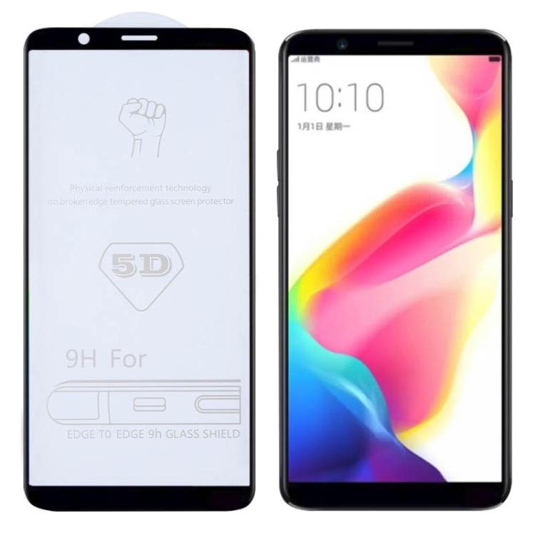 

9H 5D Full Glue Full Screen Tempered Glass Film for OPPO R11s