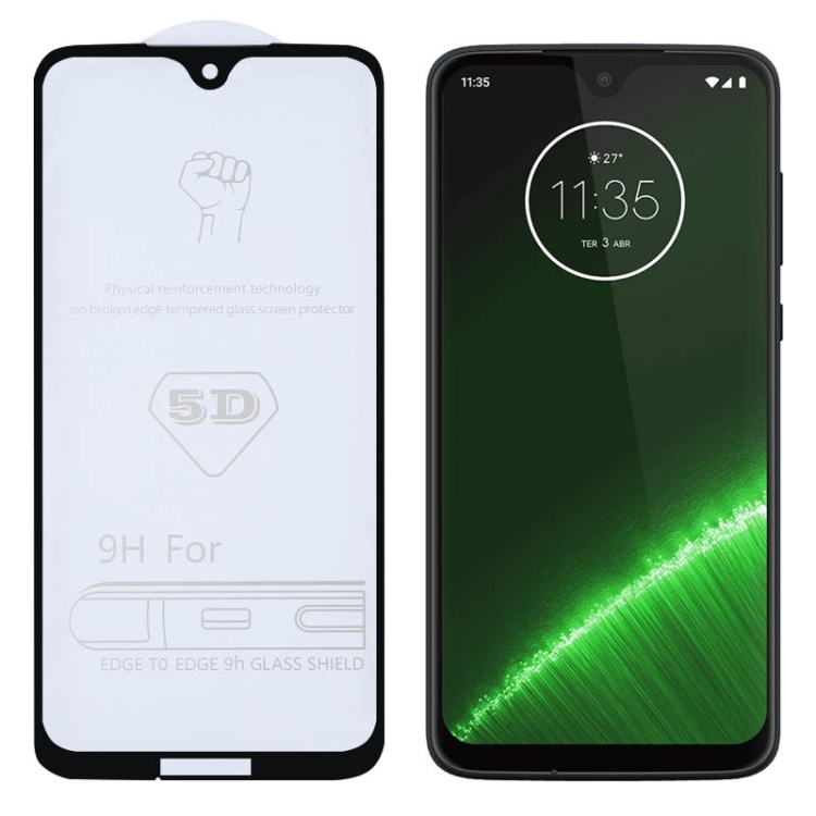 

9H 5D Full Glue Full Screen Tempered Glass Film for Motorola Moto G7 / G7 Plus