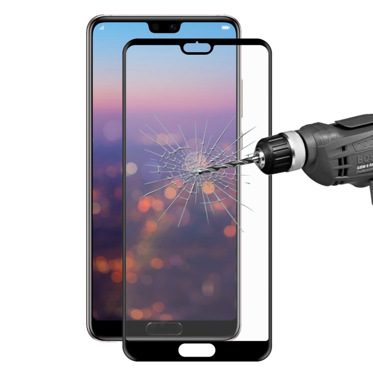 

ENKAY Hat-Prince 0.2mm 9H 3D Full Screen Carbon Fiber Tempered Glass Film for Huawei P20 Pro(Black)
