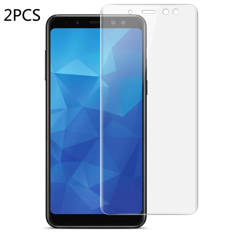 

2 PCS IMAK 0.15mm Curved Full Screen Protector Hydrogel Film Front Protector for Galaxy A8 Plus (2018)