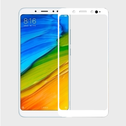 

MOFI for Xiaomi Redmi Note 5 Pro 9H Surface Hardness 3D Curved Edge Full Screen HD Tempered Glass Film Screen Protector (White)