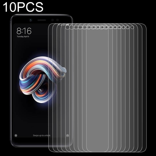

10 PCS 0.26mm 9H Surface Hardness 2.5D Curved Edge Tempered Glass Film for Xiaomi Redmi Note 5 Pro