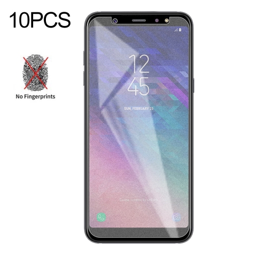 

10 PCS Non-Full Matte Frosted Tempered Glass Film for Galaxy A6+ (2018)