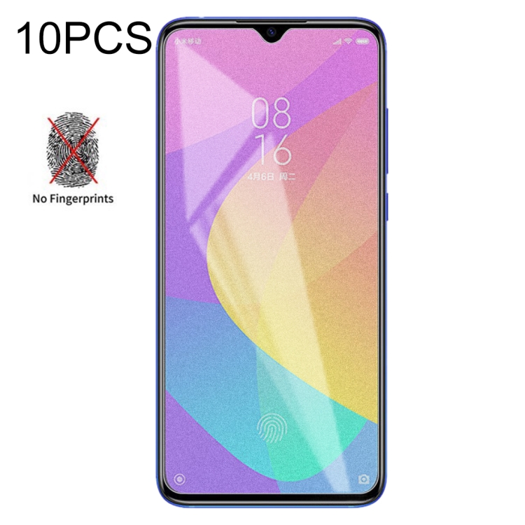 

10 PCS Non-Full Matte Frosted Tempered Glass Film for Xiaomi Mi CC9 / Mi A3 Lite / Mi 9