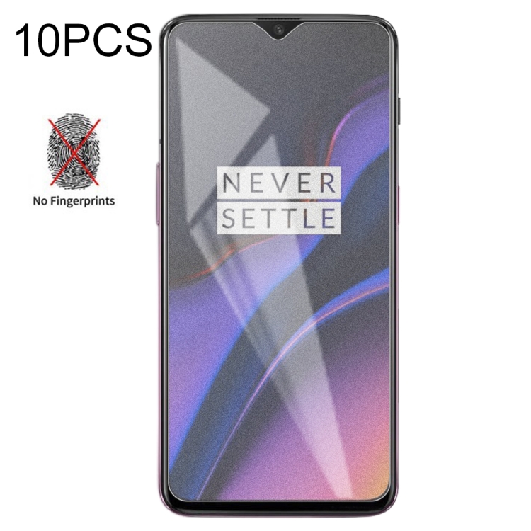 

10 PCS Non-Full Matte Frosted Tempered Glass Film for OnePlus 6T