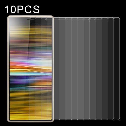 

10 PCS 0.26mm 9H 2.5D Tempered Glass Film for Sony Xperia 10 Plus