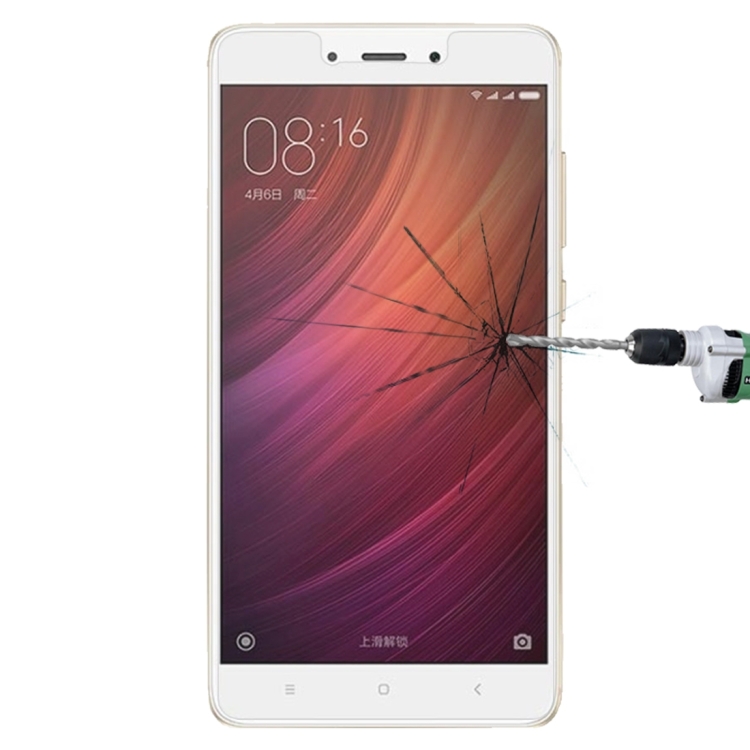 

For Xiaomi Redmi Note 4X 0.26mm 9H Surface Hardness Explosion-proof Non-full Screen Tempered Glass Screen Film