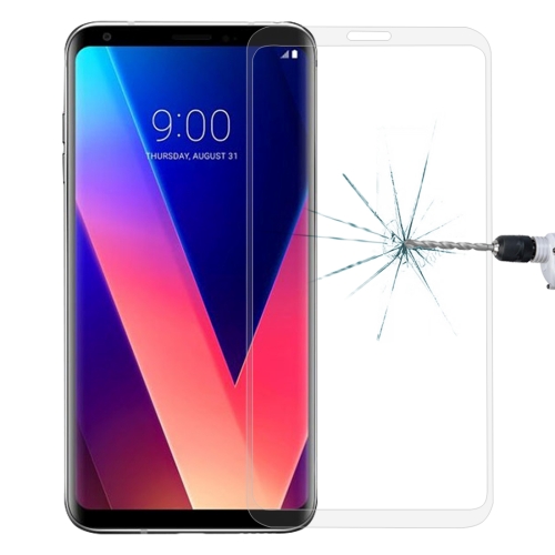 

For LG V30 0.26mm 9H Surface Hardness 3D Curved Full Screen Tempered Glass Screen Protector(Transparent)