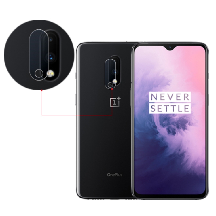 

0.3mm 2.5D Transparent Rear Camera Lens Protector Tempered Glass Film for OnePlus 7 Pro