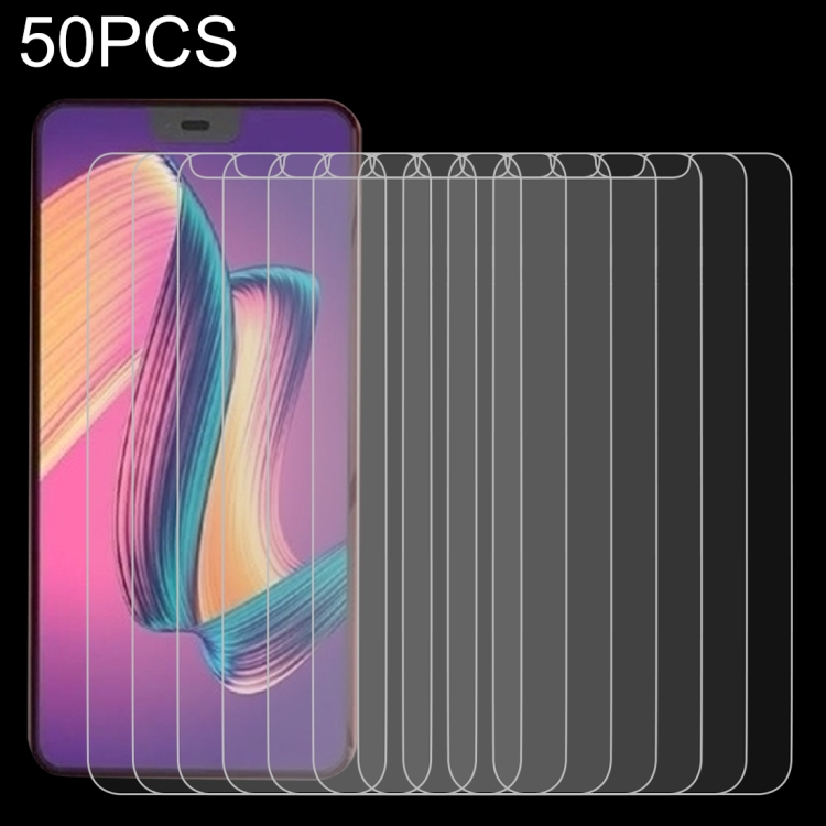 

50 PCS 0.26mm 9H 2.5D Tempered Glass Film for Huawei Honor 9X / 9X Pro, No Retail Package
