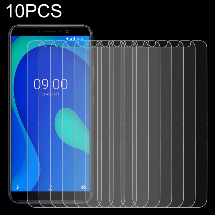 

10 PCS 0.26mm 9H 2.5D Tempered Glass Film for Wiko Y80