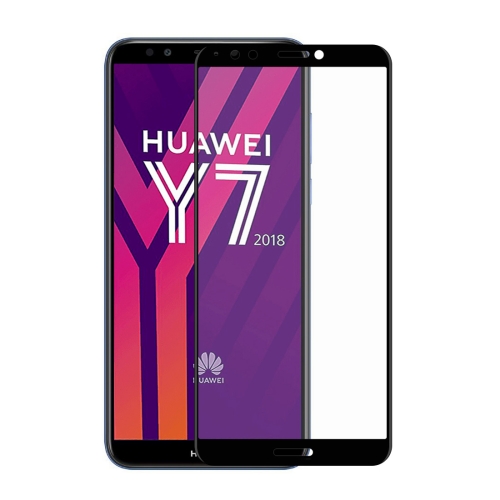 

ENKAY Hat-Prince 0.26mm 9H 6D Curved Full Screen Tempered Glass Film for Huawei Y7 (2018) (Black)