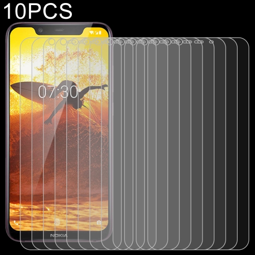 

10 PCS 0.26mm 9H 2.5D Explosion-proof Tempered Glass Film for Nokia 8.1