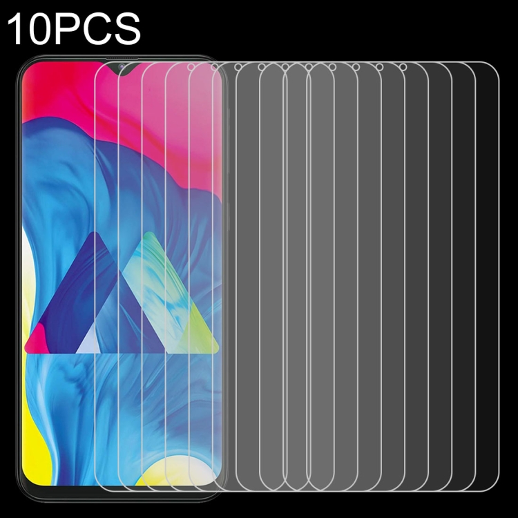 

10 PCS 0.26mm 9H 2.5D Tempered Glass Film for Galaxy M10