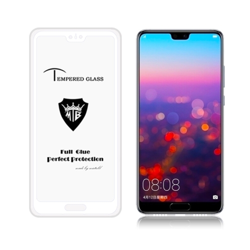 

MIETUBL Full Screen Full Glue Anti-fingerprint Tempered Glass Film for Huawei P20 (White)