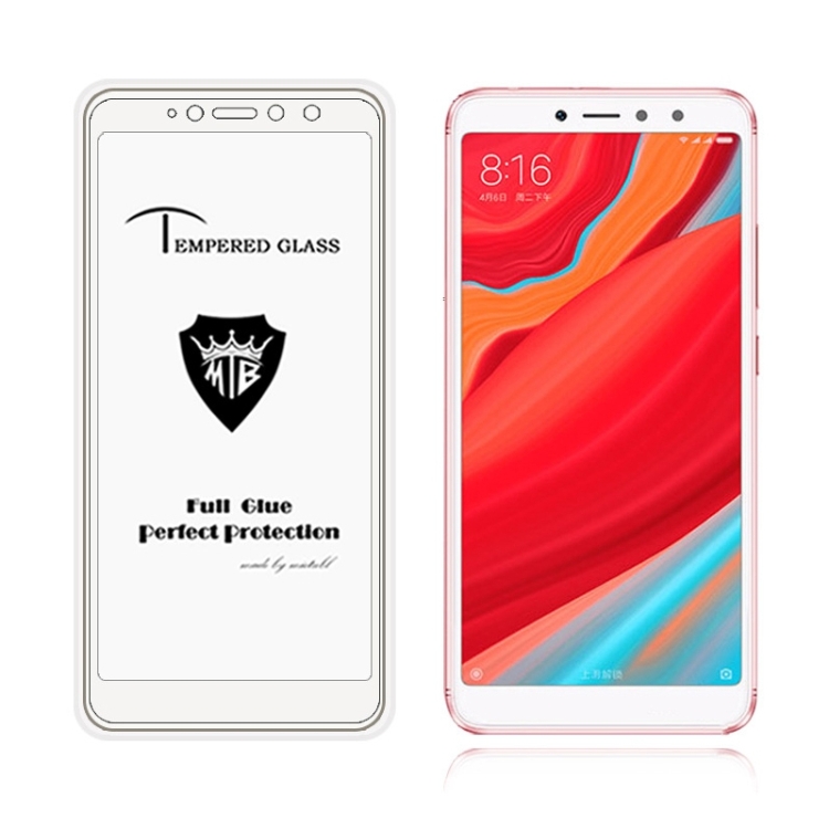 

MIETUBL Full Screen Full Glue Anti-fingerprint Tempered Glass Film for Xiaomi Redmi S2 (White)